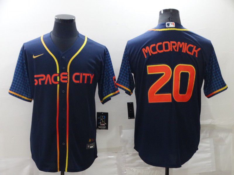 Men Houston Astros #20 Mccormick Blue City Edition Game Nike 2022 MLB Jerseys->houston astros->MLB Jersey